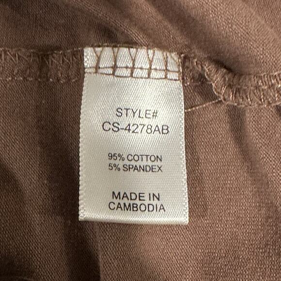 Zenana‎ Women’s Small Mocha Bodycon Midi Dress | Clean Girl Minimalist Chic - Picture 9 of 11